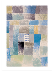 Paul Klee First House of a Settlement - Fine Art Poster