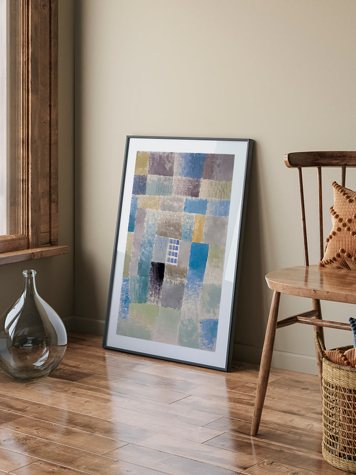 Klee First House of a Settlement - Art Print  Poster