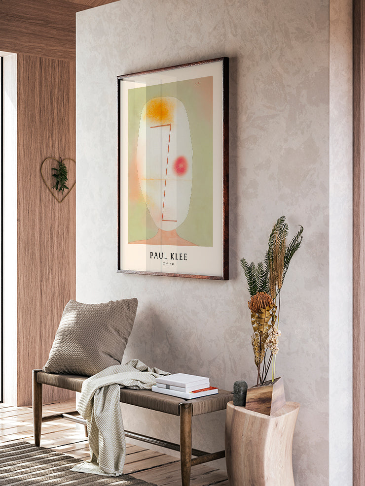 Paul Klee Head - Art Print  Poster