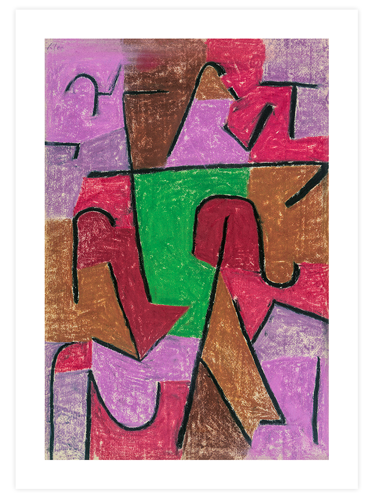 Paul Klee Indian Carpet - Art Print