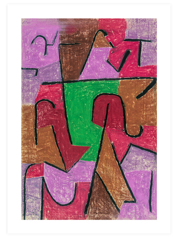 Paul Klee Indian Carpet - Art Print