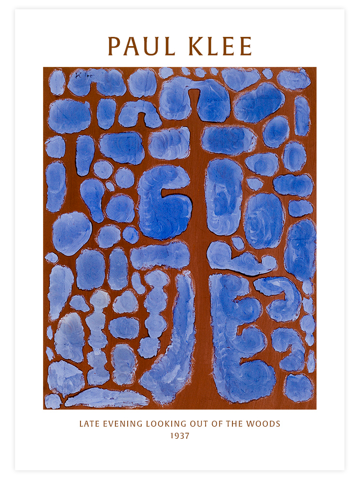 Klee Looking out of the Woods - Art Print Ürün ana görseli