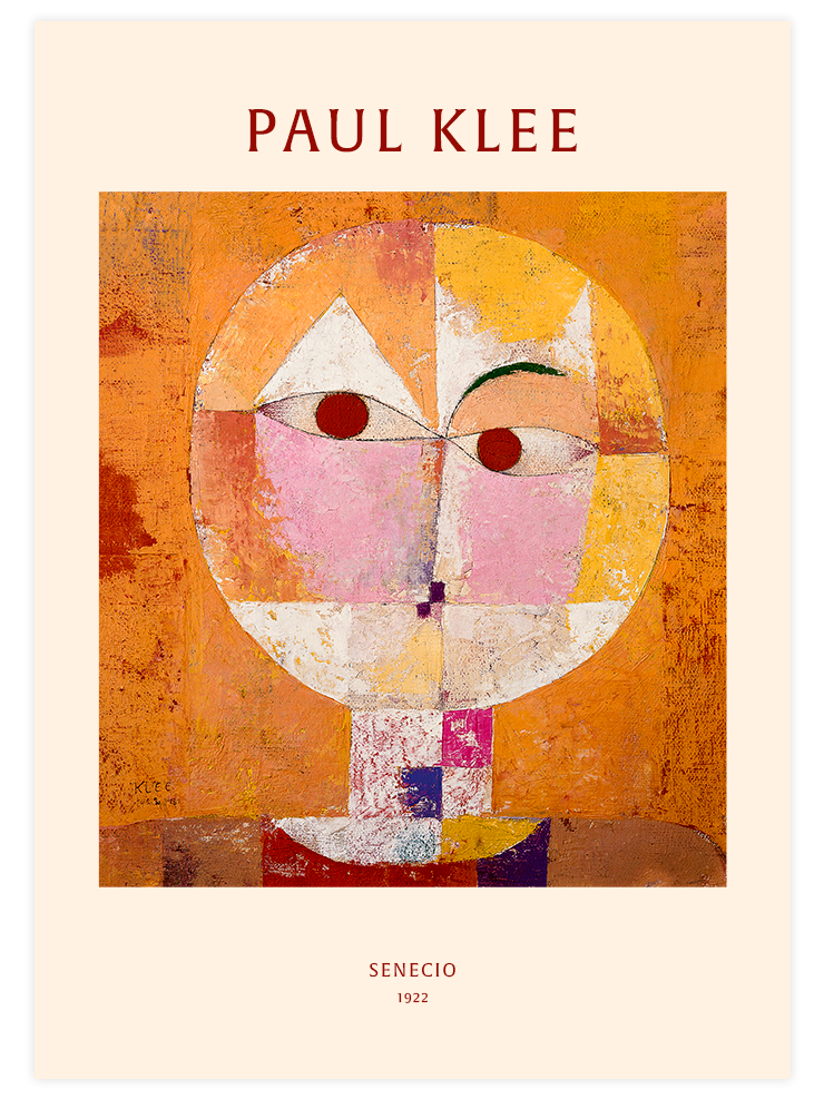 Paul Klee Senecio - Art Print Ürün ana görseli