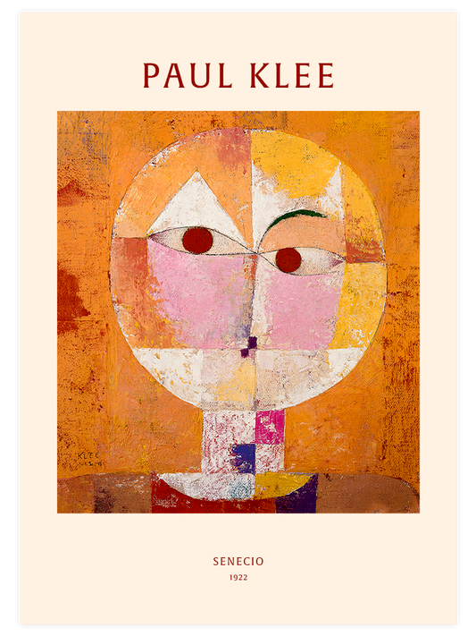 Paul Klee Senecio Poster - Giclée Baskı