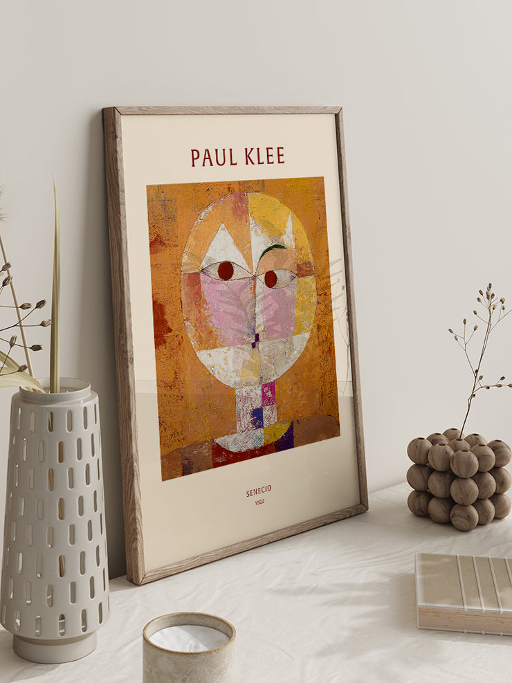 Paul Klee Senecio - Art Print  Poster