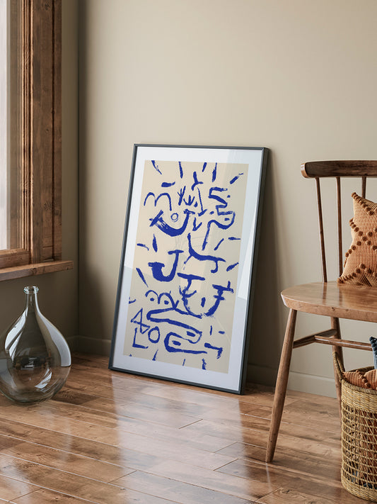 Paul Klee Creeper and Climber - Art Print