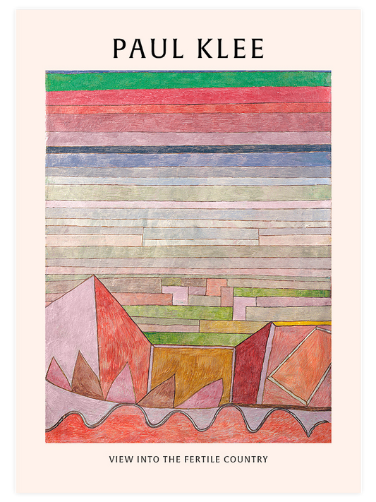 Klee View into the Fertile Country - Art Print