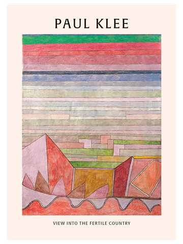 Klee View into the Fertile Country - Art Print