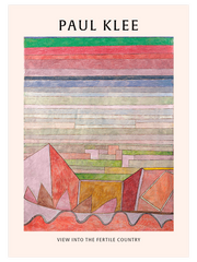 Paul Klee View into the Fertile Country - Fine Art Poster