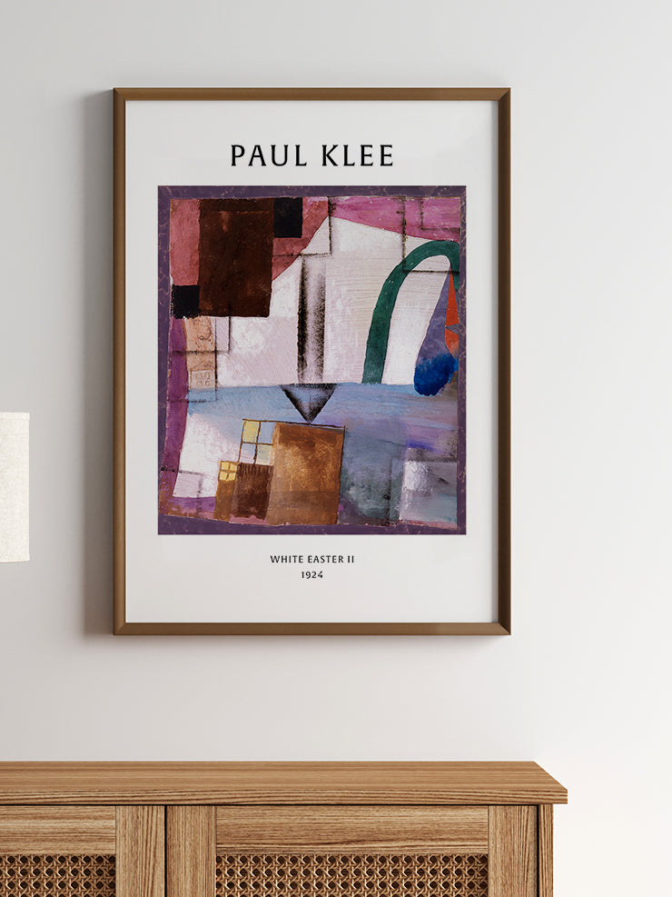Paul Klee White Easter - Art Print  Poster