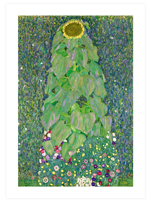 Gustav Klimt Ayçiçeği - Art Print