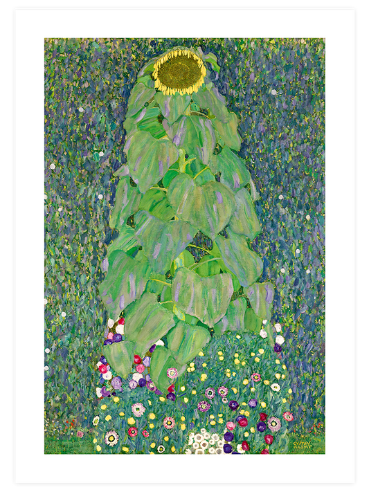Gustav Klimt Ayçiçeği Poster - Giclée Baskı