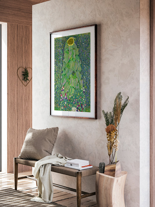 Gustav Klimt Ayçiçeği - Art Print