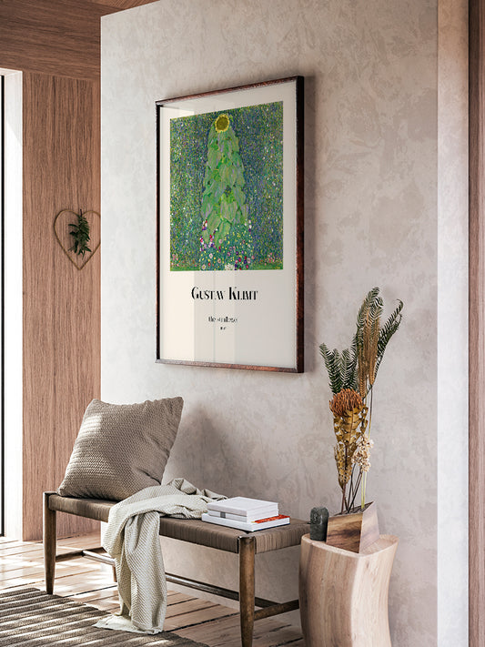 Gustav Klimt The Sunflower - Art Print