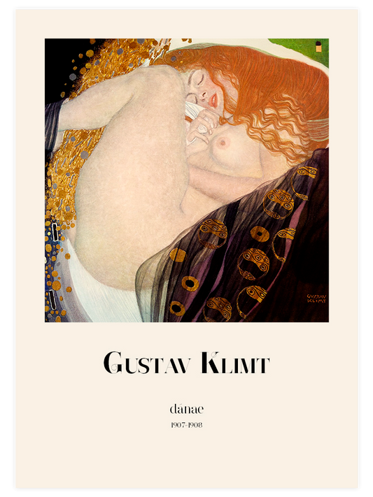 Gustav Klimt Danae - Art Print