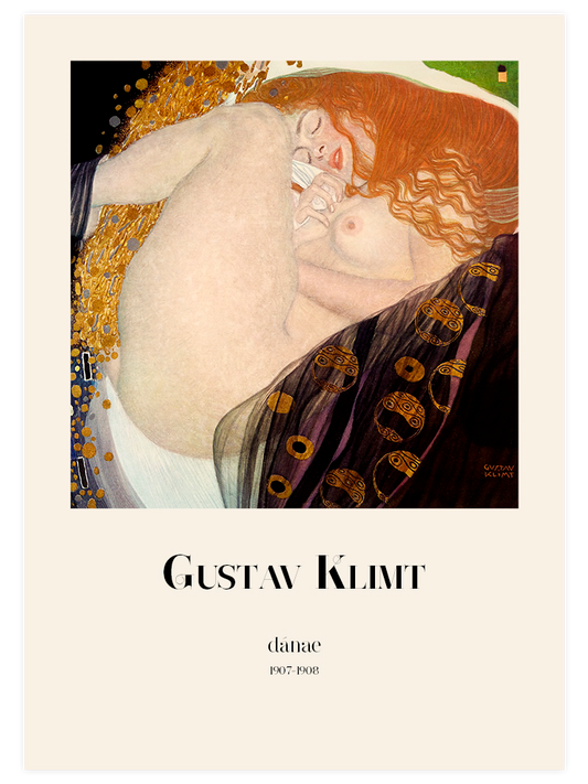 Gustav Klimt Danae - Fine Art Poster