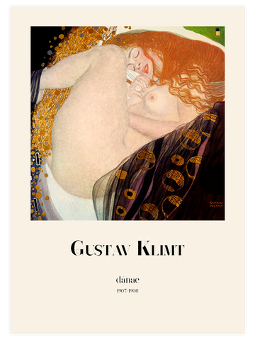 Gustav Klimt Danae - Art Print