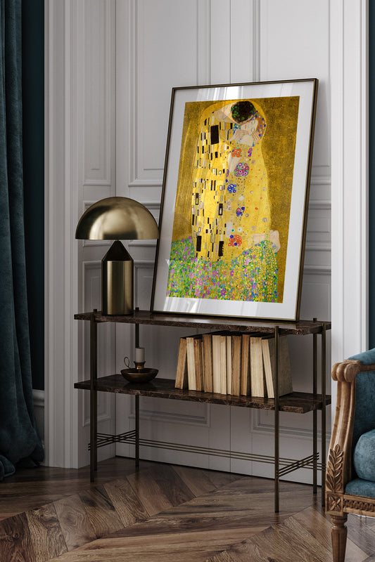 Gustav Klimt The Kiss Poster - Giclée Baskı