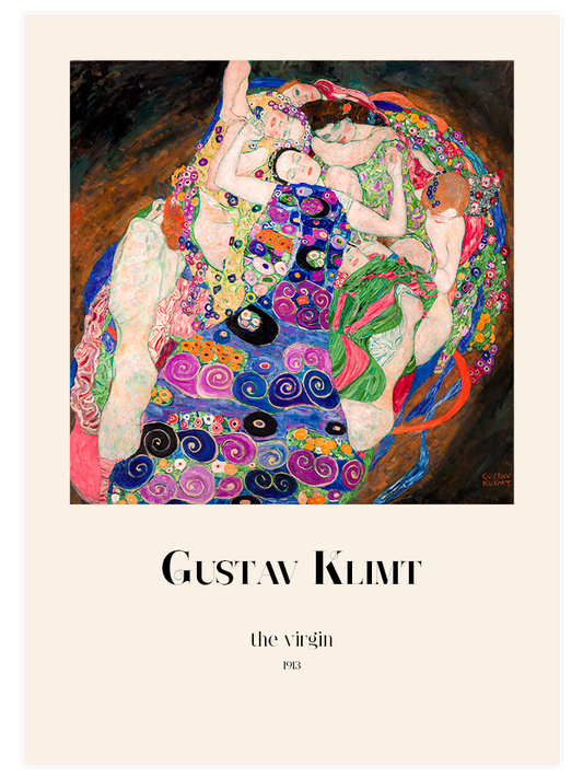 Gustav Klimt The Virgin - Fine Art Poster