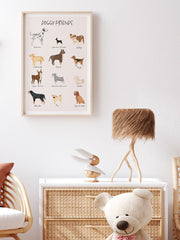 Doggy Friends - Fine Art Poster