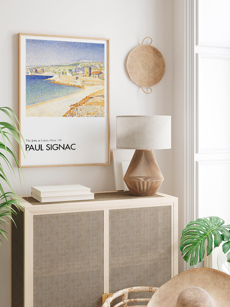 Paul Signac The Jetty At Cassis - Art Print Ürün ikincil görseli