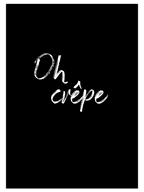 Oh Crêpe - Art Print