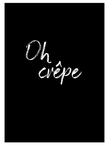 Oh Crêpe - Art Print