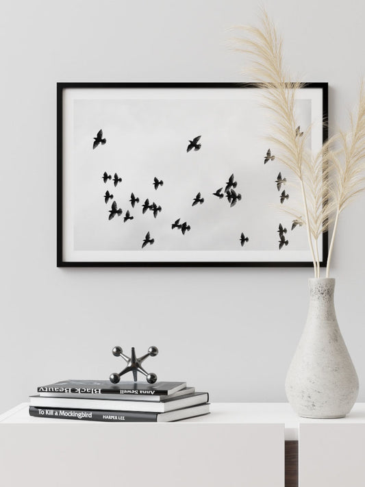 Like A Bird N3 Poster - Giclée Baskı