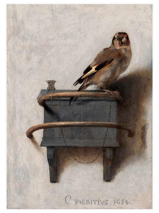 Carel Fabritius The Goldfinch Poster - Giclée Baskı