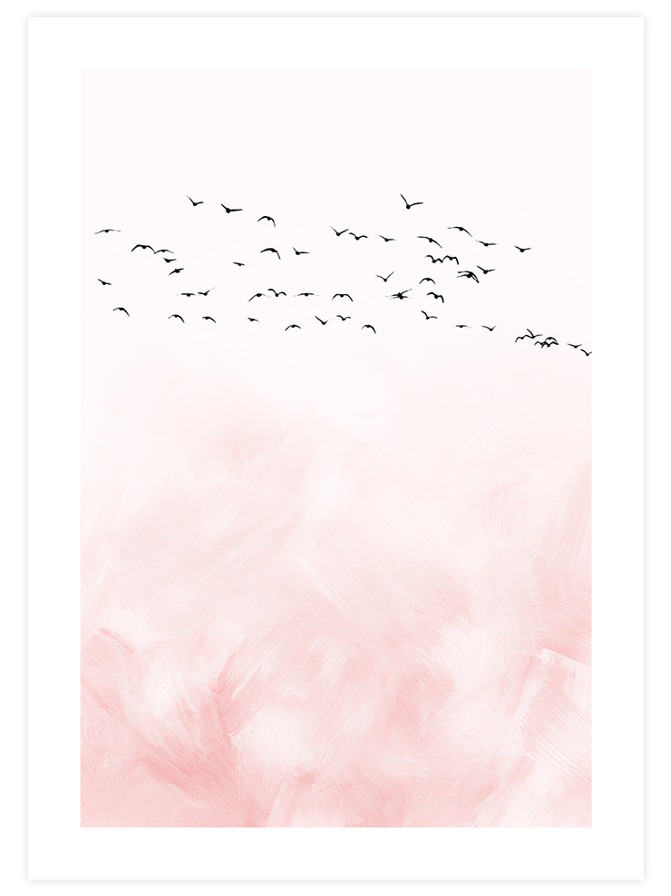 Kuşlar N1 - Art Print Sanatsal Poster