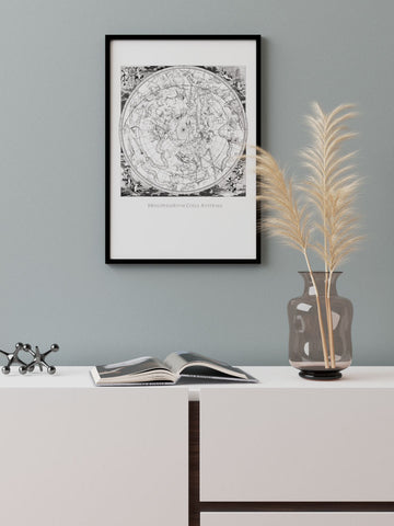 Kuzey Gökyüzü Haritası - Art Print