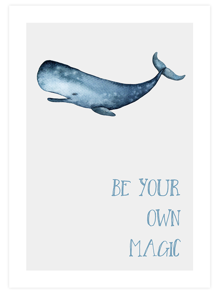 La Petite Balina N2 - Art Print