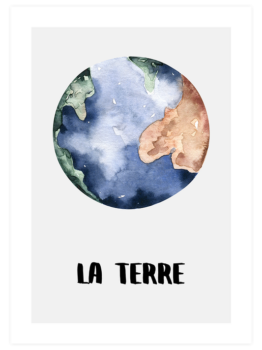 La Terre - Art Print