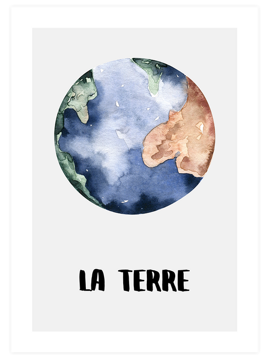 La Terre Poster - Giclée Baskı