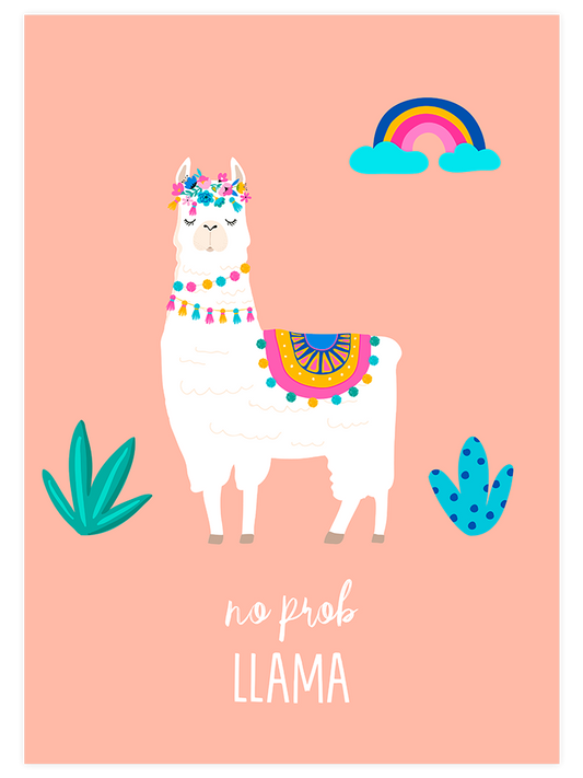 Lama Glama - Fine Art Poster