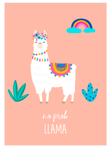 Lama Glama - Art Print