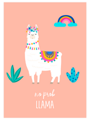 Lama Glama - Fine Art Poster