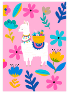 Lama Glama N2 - Art Print