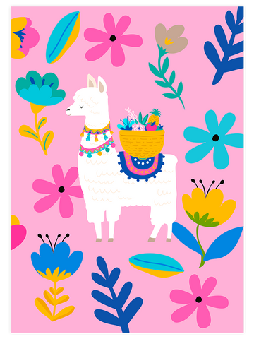Lama Glama N2 - Art Print