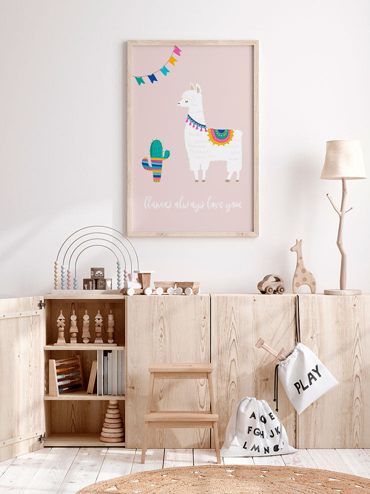 Lama Glama N5 - Art Print  Poster