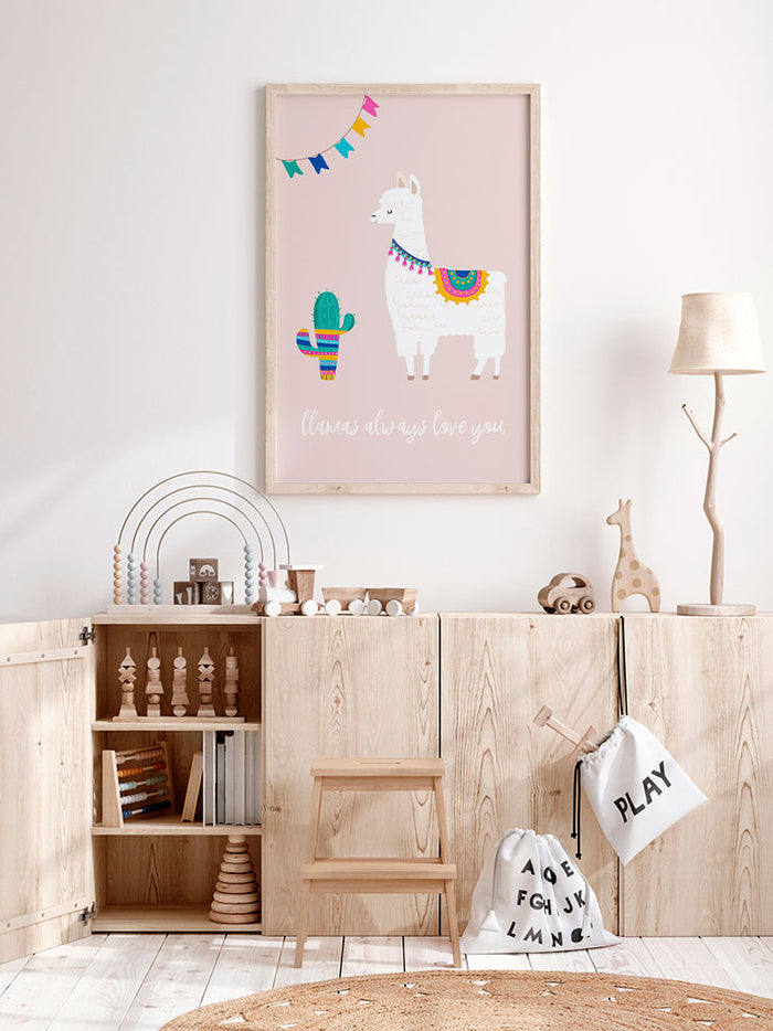 Lama Glama N5 - Art Print  Poster