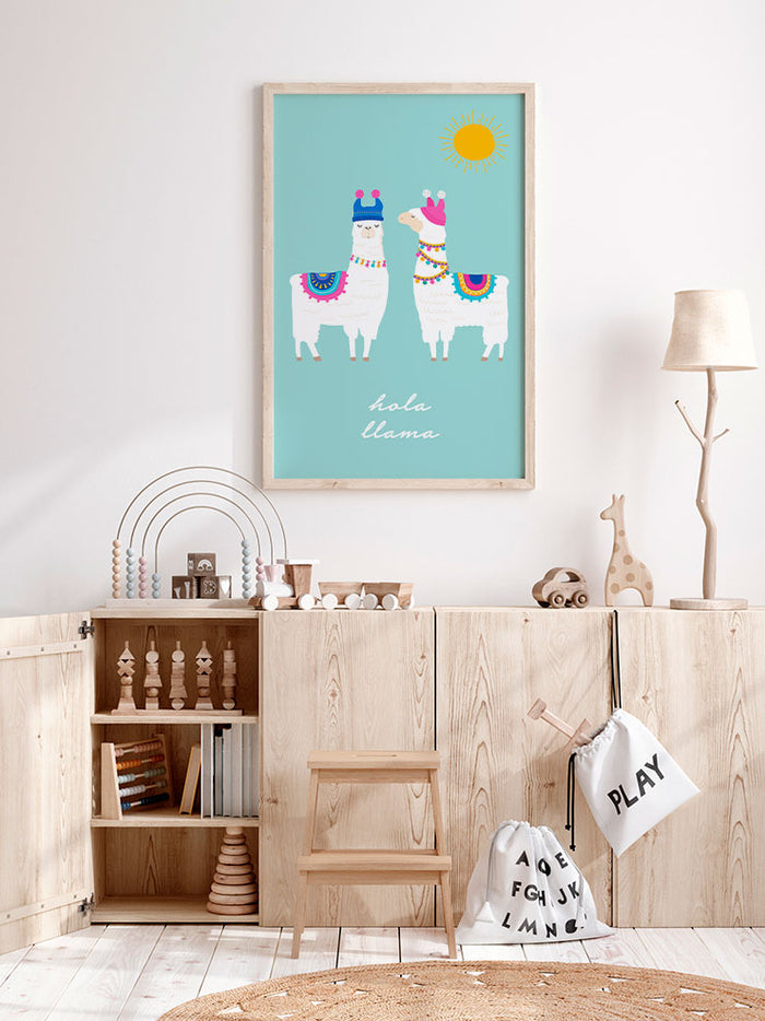 Lama Glama N3 - Art Print  Poster