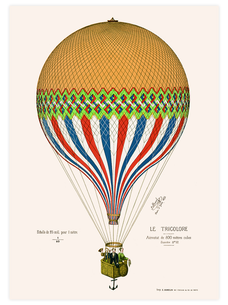 Le Tricolore - Art Print Ürün ana görseli