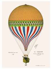 Le Tricolore Poster - Giclée Baskı