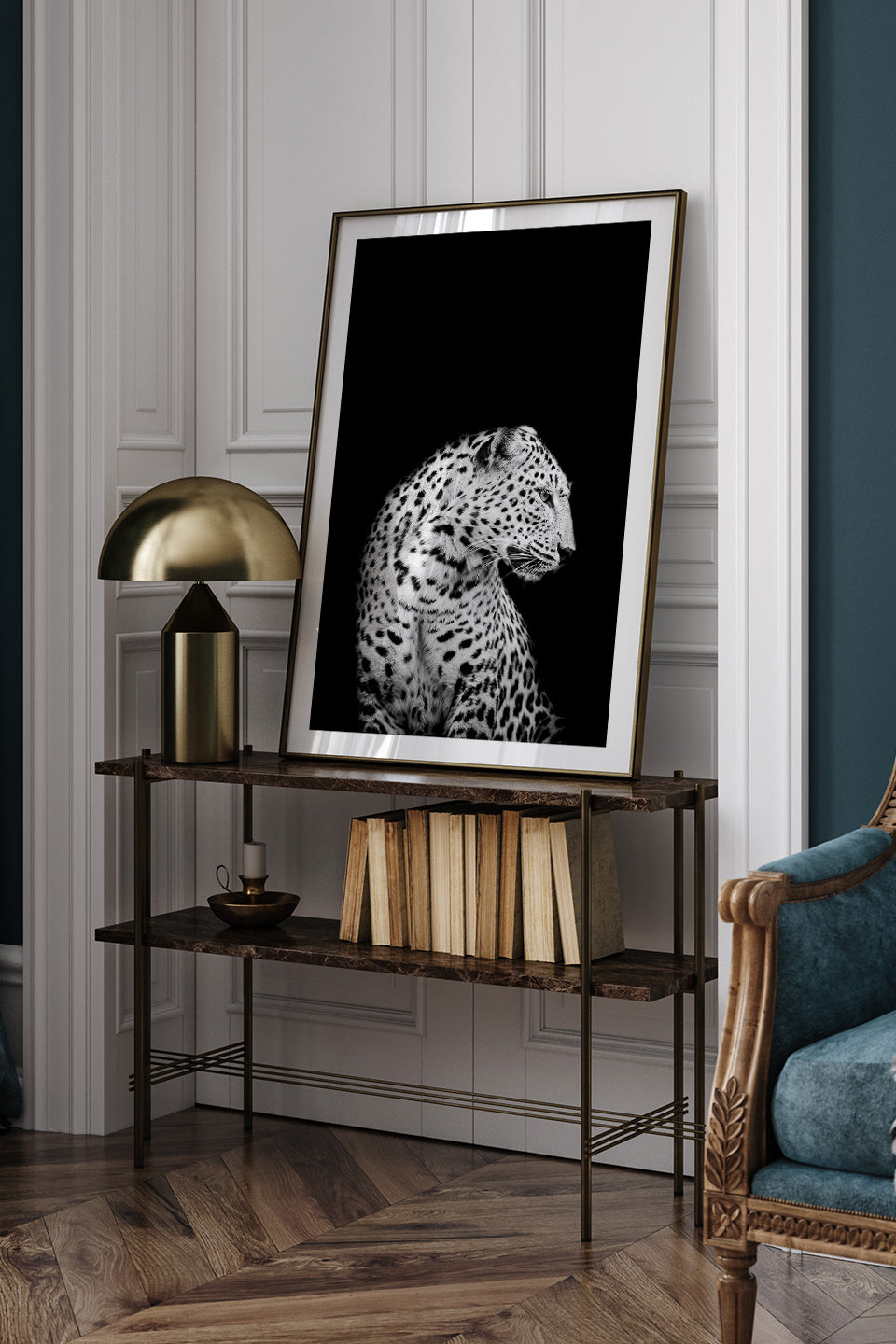Leopar Profili - Art Print Ürün ikincil görseli
