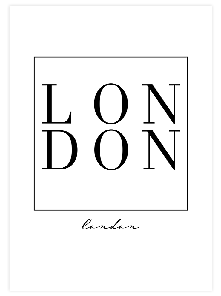 London N2 - Art Print  Poster