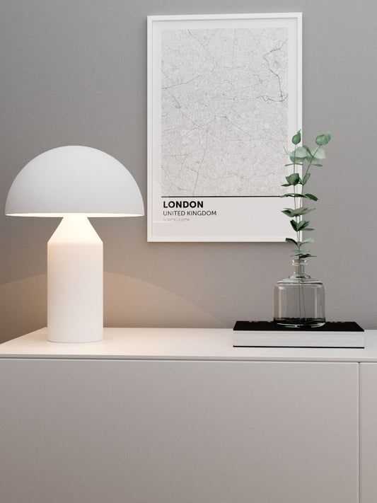 Londra Haritası - Art Print