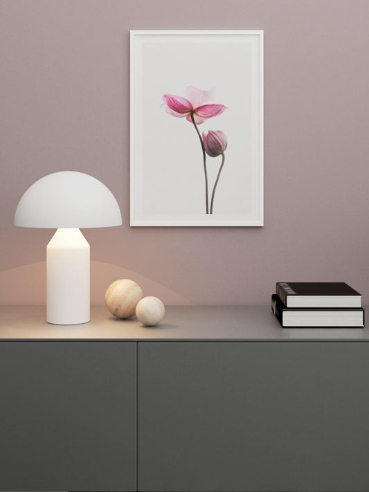 İki Lotus Çiçeği - Art Print