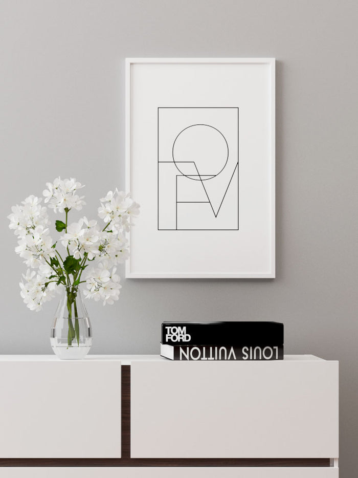 Love - Art Print  Poster