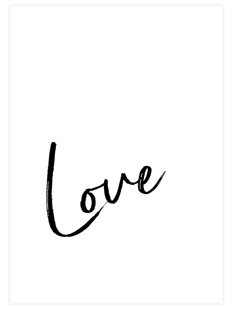 Love N3 - Art Print Ürün ana görseli